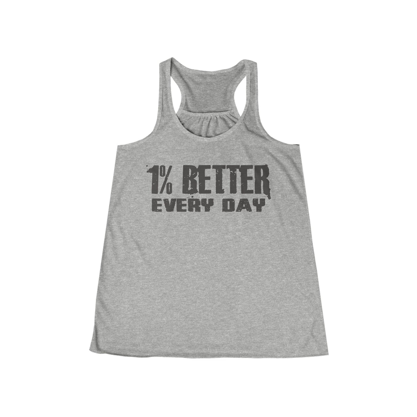 1% Better Every Day Racerback Tank — Women’s Motivational Workout Tank Top