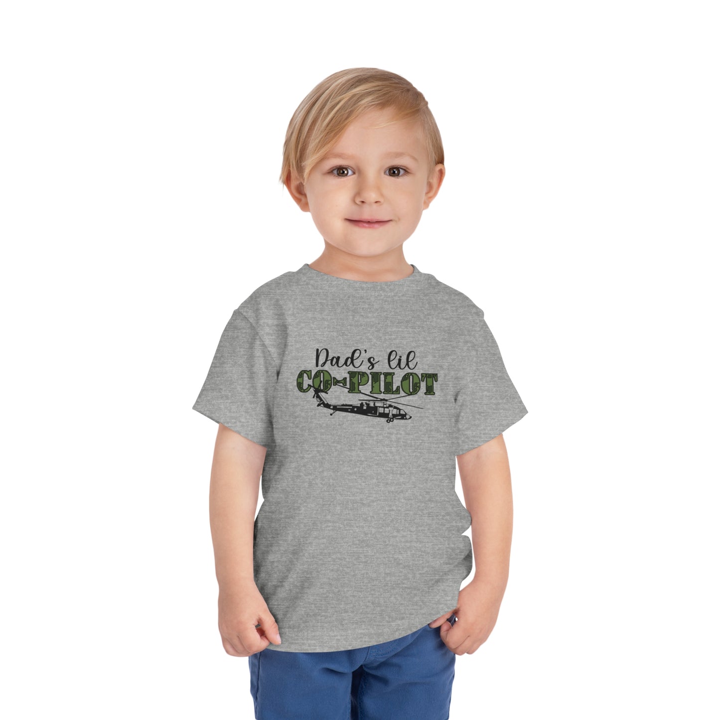 Dad’s Blackhawk Co-PilotToddler Short Sleeve Tee