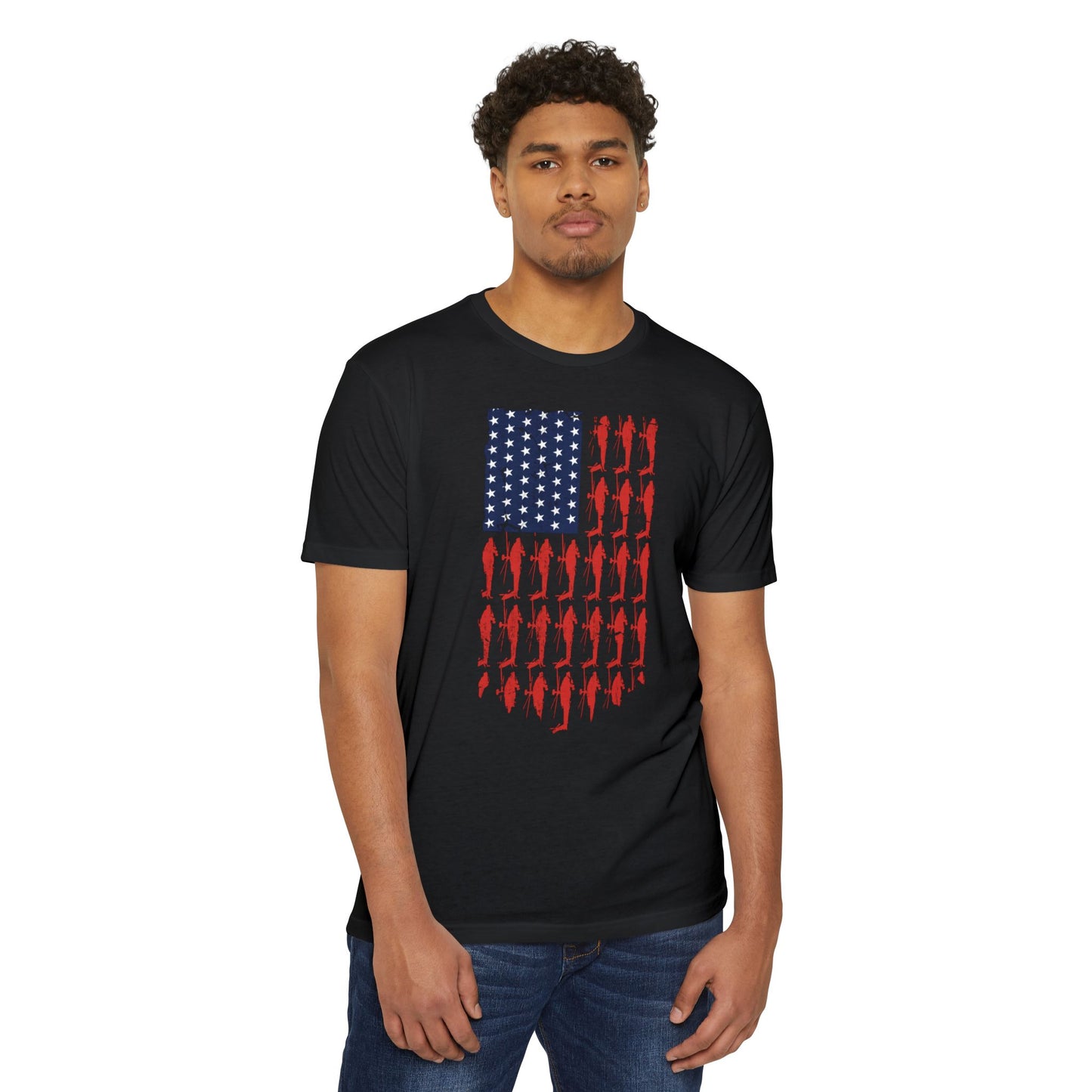 Patriotic Apache CVC Jersey T-shirt