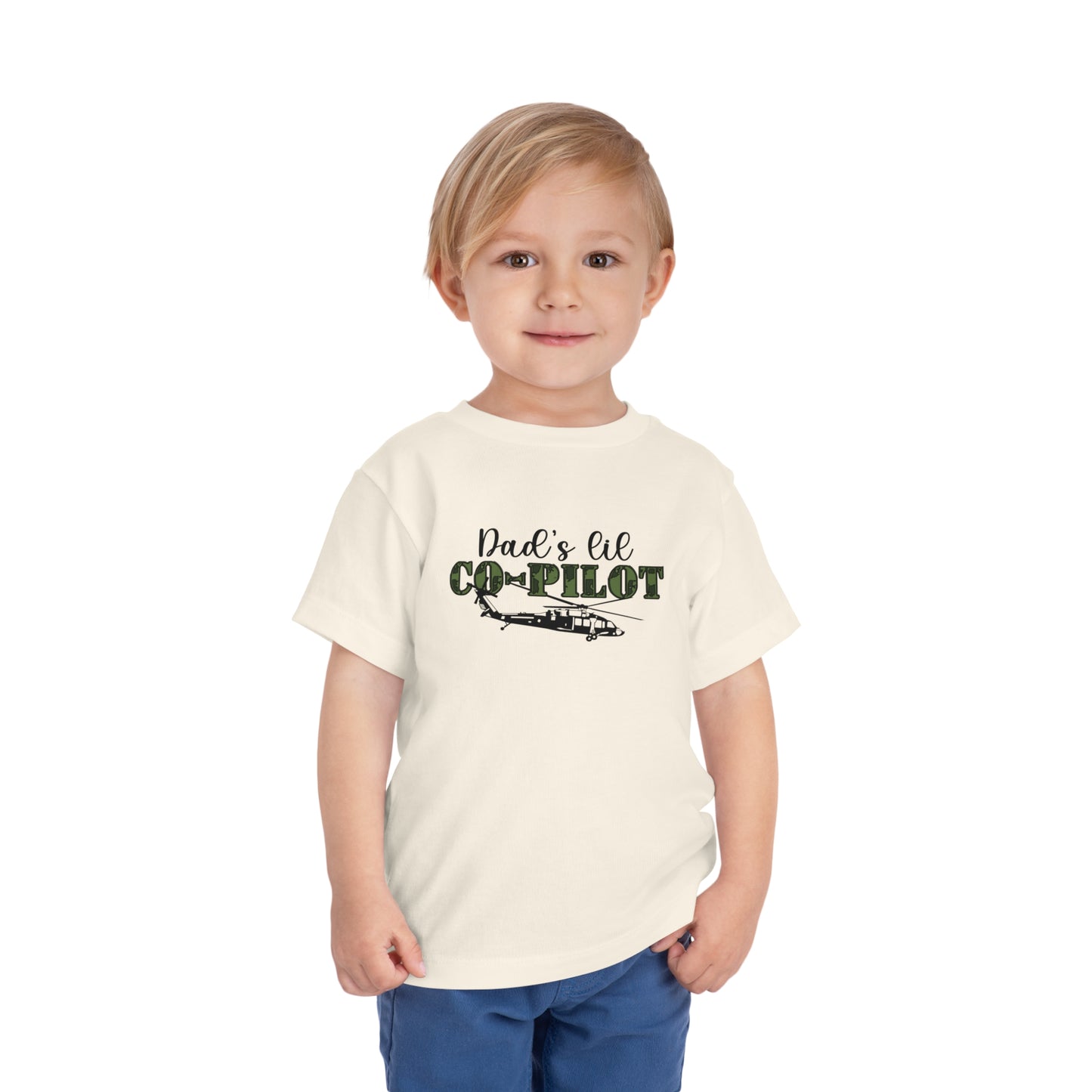 Dad’s Blackhawk Co-PilotToddler Short Sleeve Tee