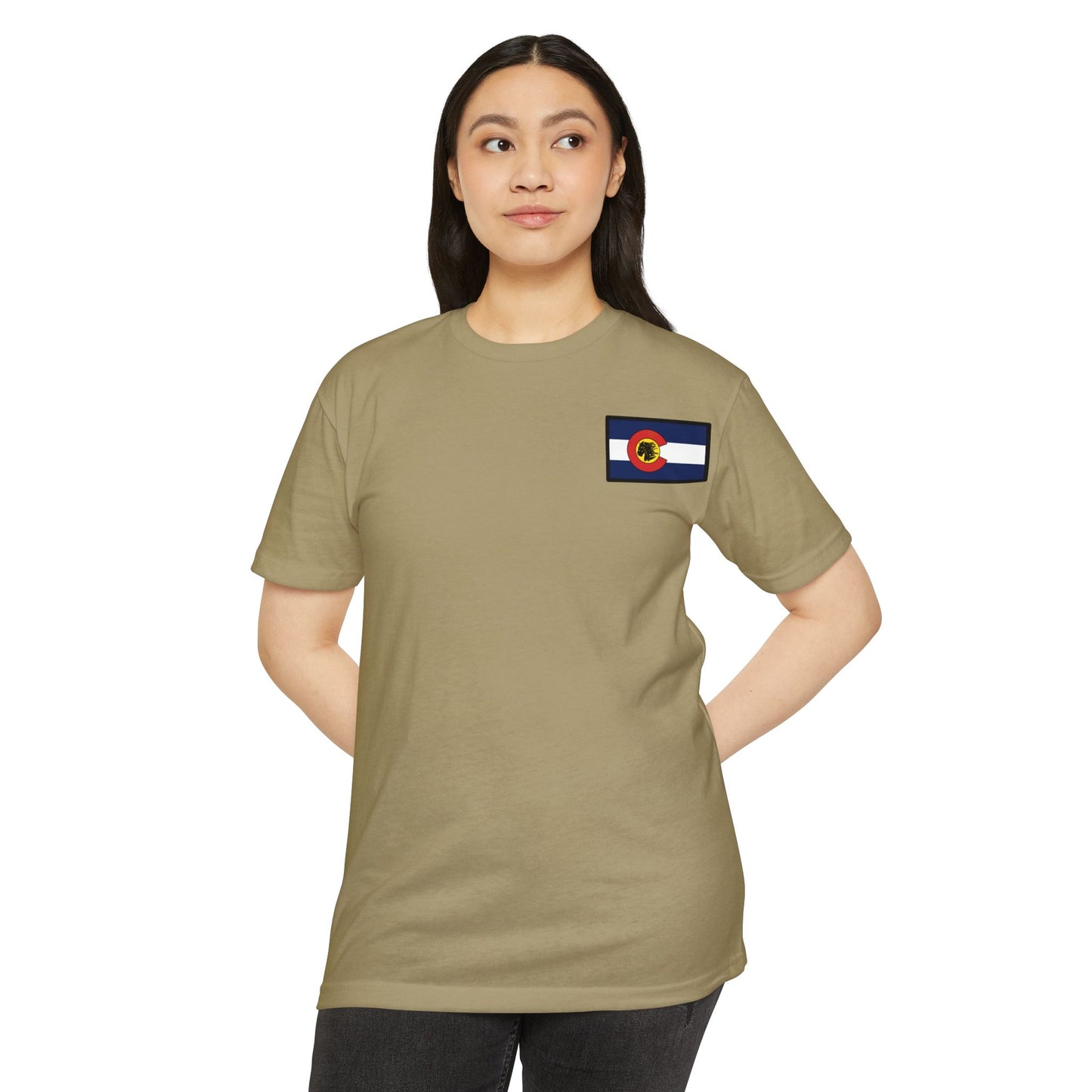 **Flag Front** Legacy 6-17 AIR CAV C Troop 60% Cotton 40% Polyester PT CVC Jersey T-Shirt