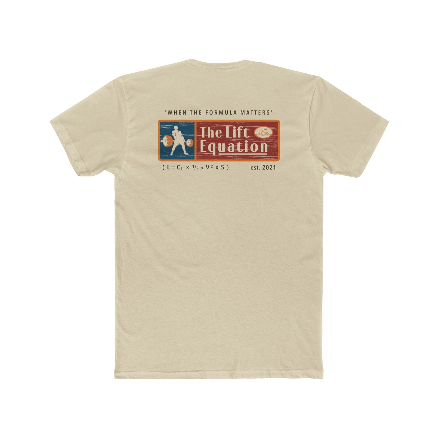 The lift Equation Vintage 100% Cotton Crew Tee