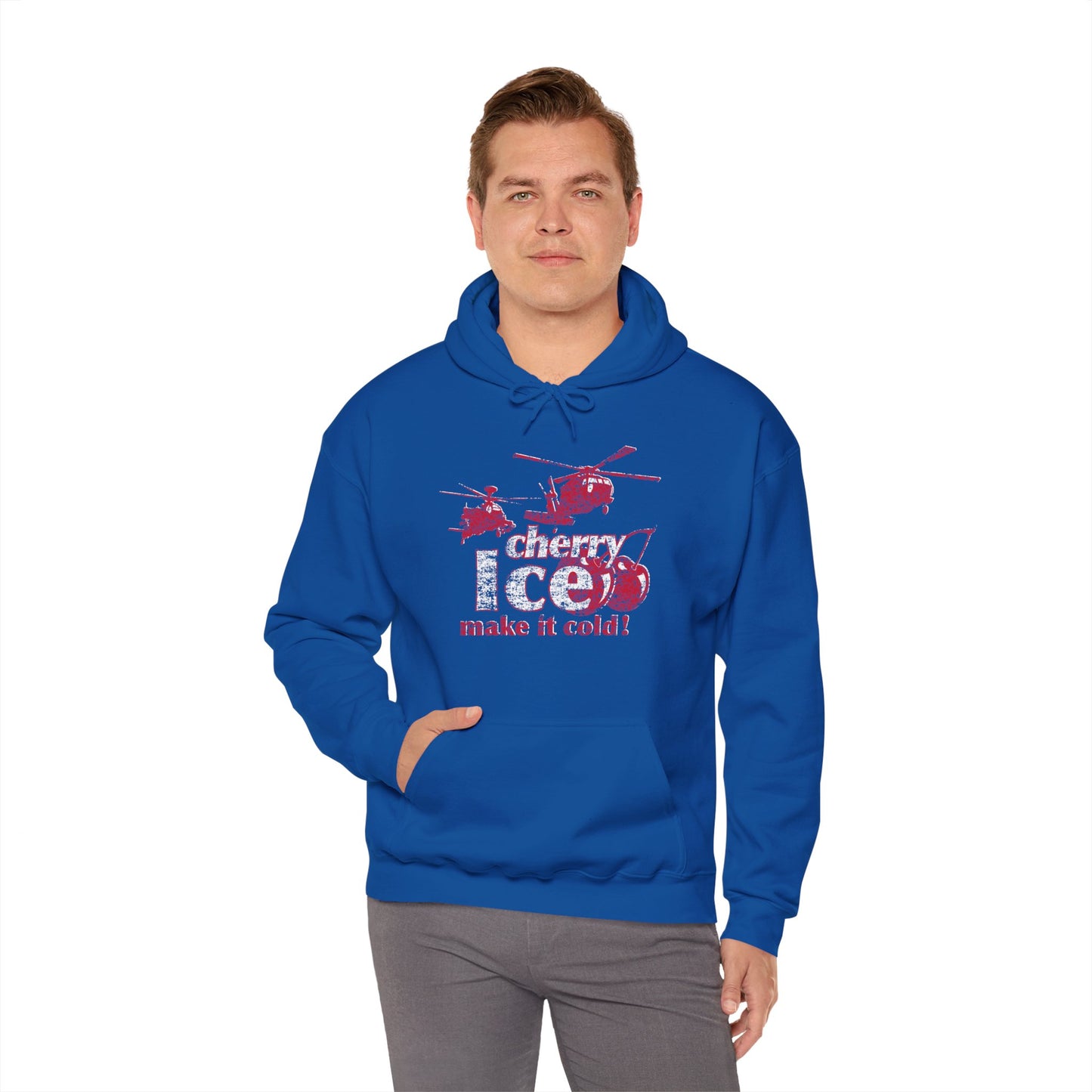 Cherry Ice Blackhawk Heavy Blend Hooded Sweatshirt