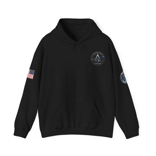 U.S. Space Command Skull Astronaut C2F PMO Logo Hoodie Accelerating Space Dominance 2032
