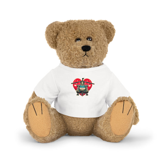 Medium Plushie Toy with Chinook Valentine T-Shirt