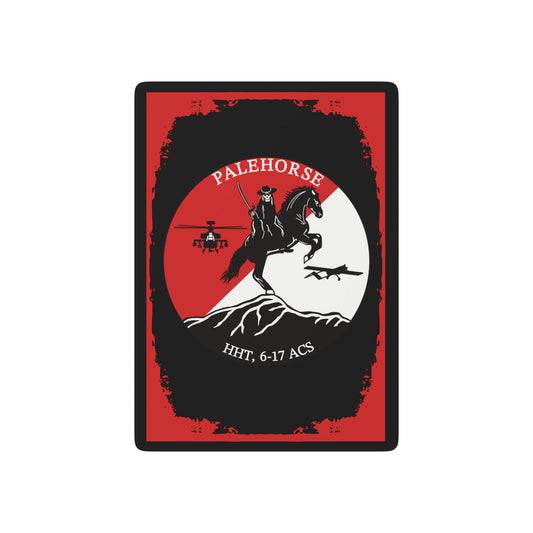 6-17 AIR CAV HHT Custom Poker Playing Cards - Palehorse