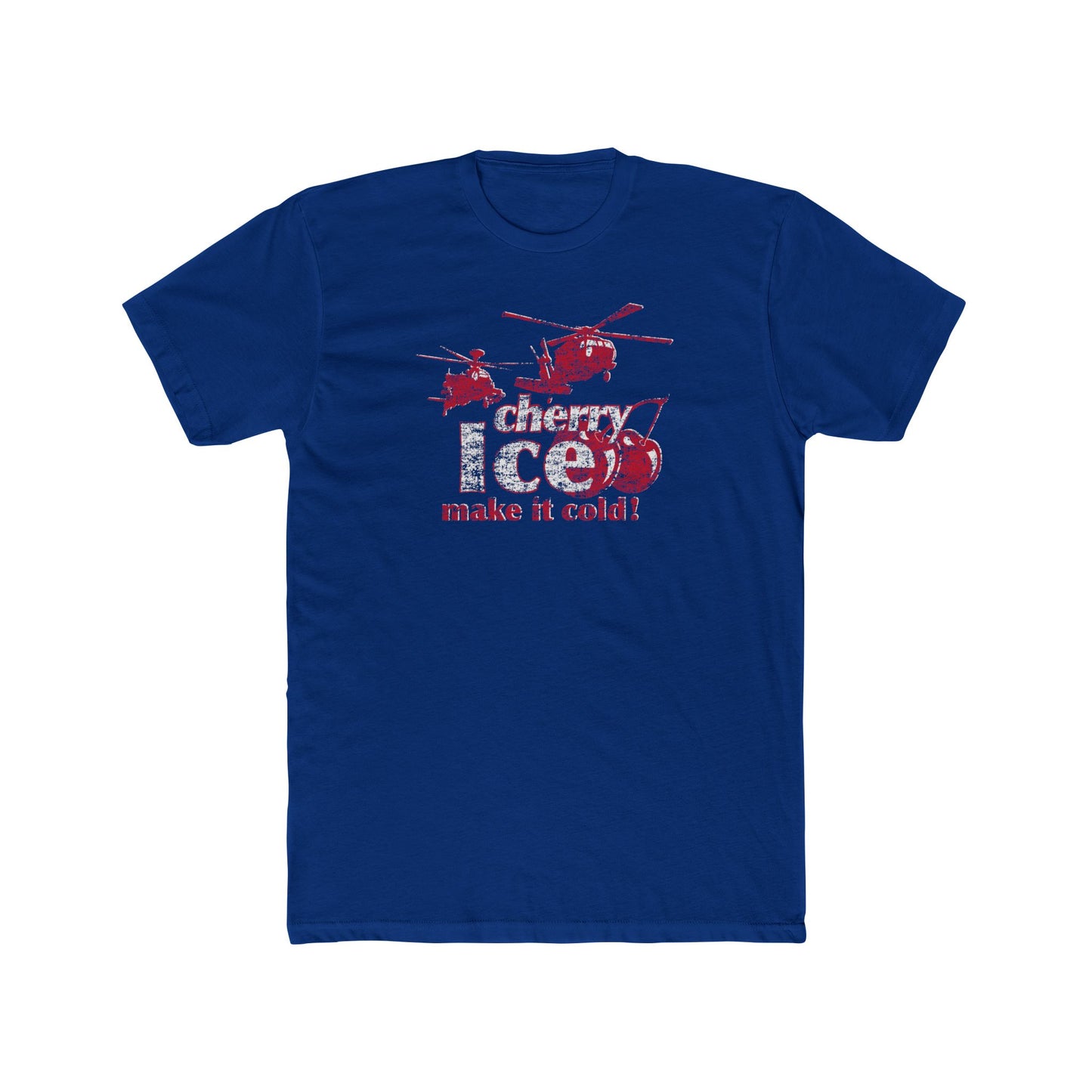 Cherry ice Blackhawk 100% Cotton Crew Tee