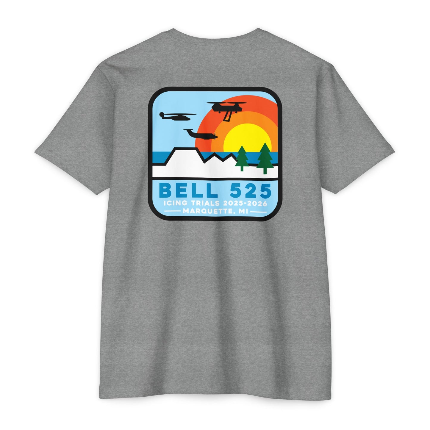 Bell 525 Ice Trials T-Shirt 60/40 Cotton-Poly