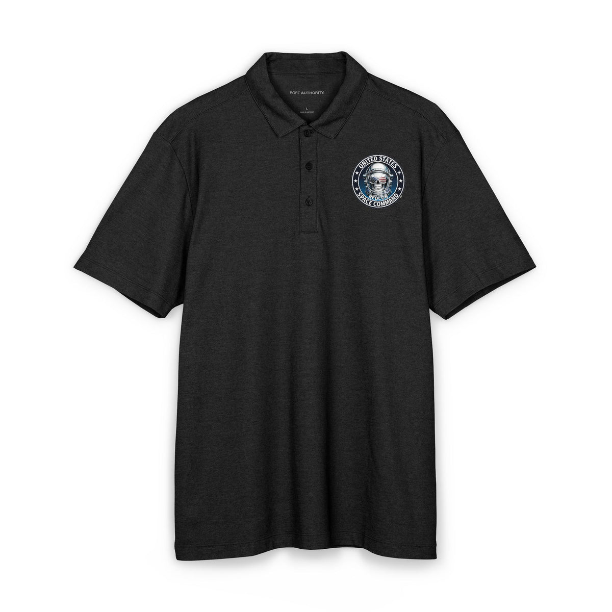 U.S. Space Command Skull Astronaut REDCON Men’s Polo Shirt