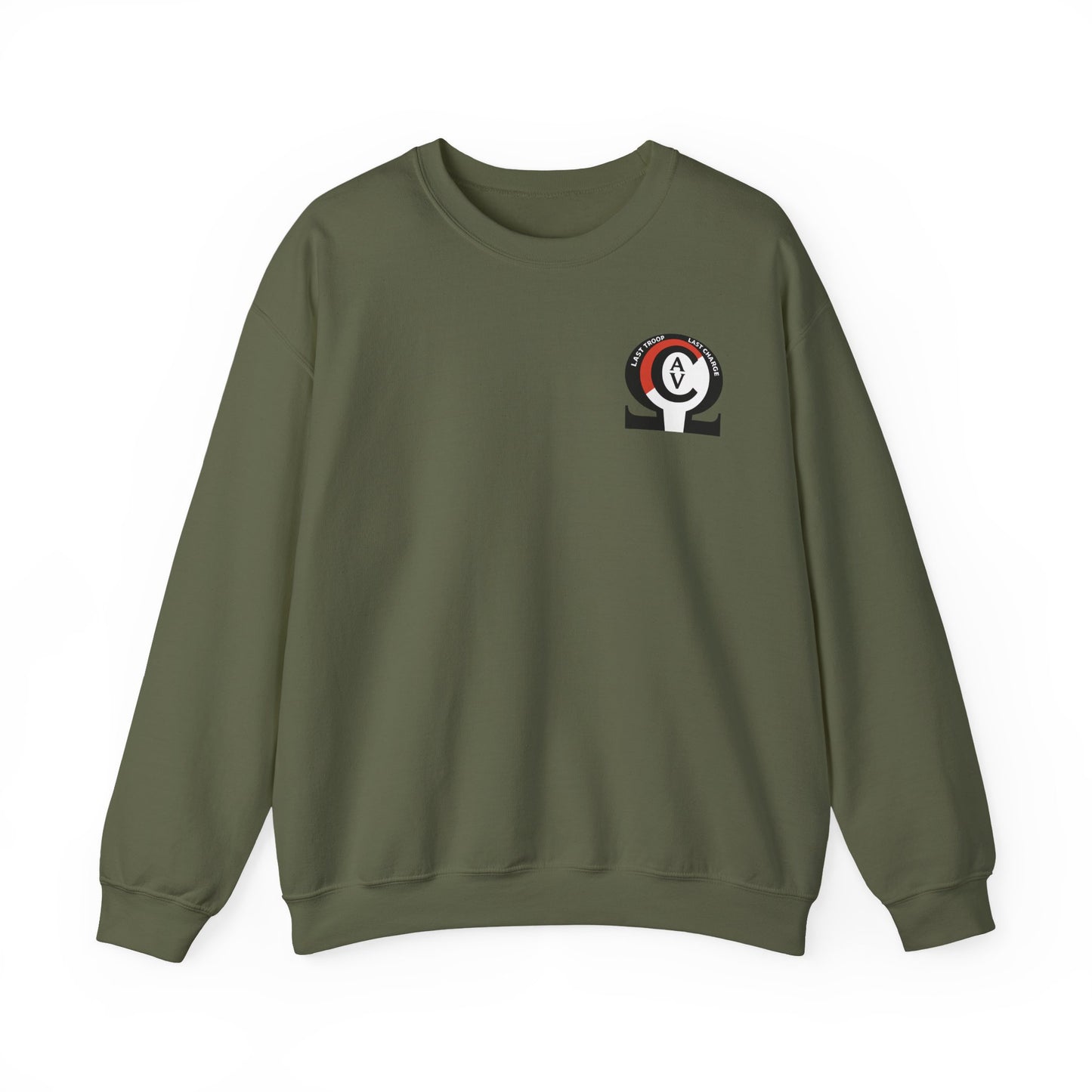LAST TROOP - LAST CHARGE Sunset 6-17 AIR CAV C Troop Unisex Heavy Blend Crewneck Sweatshirt