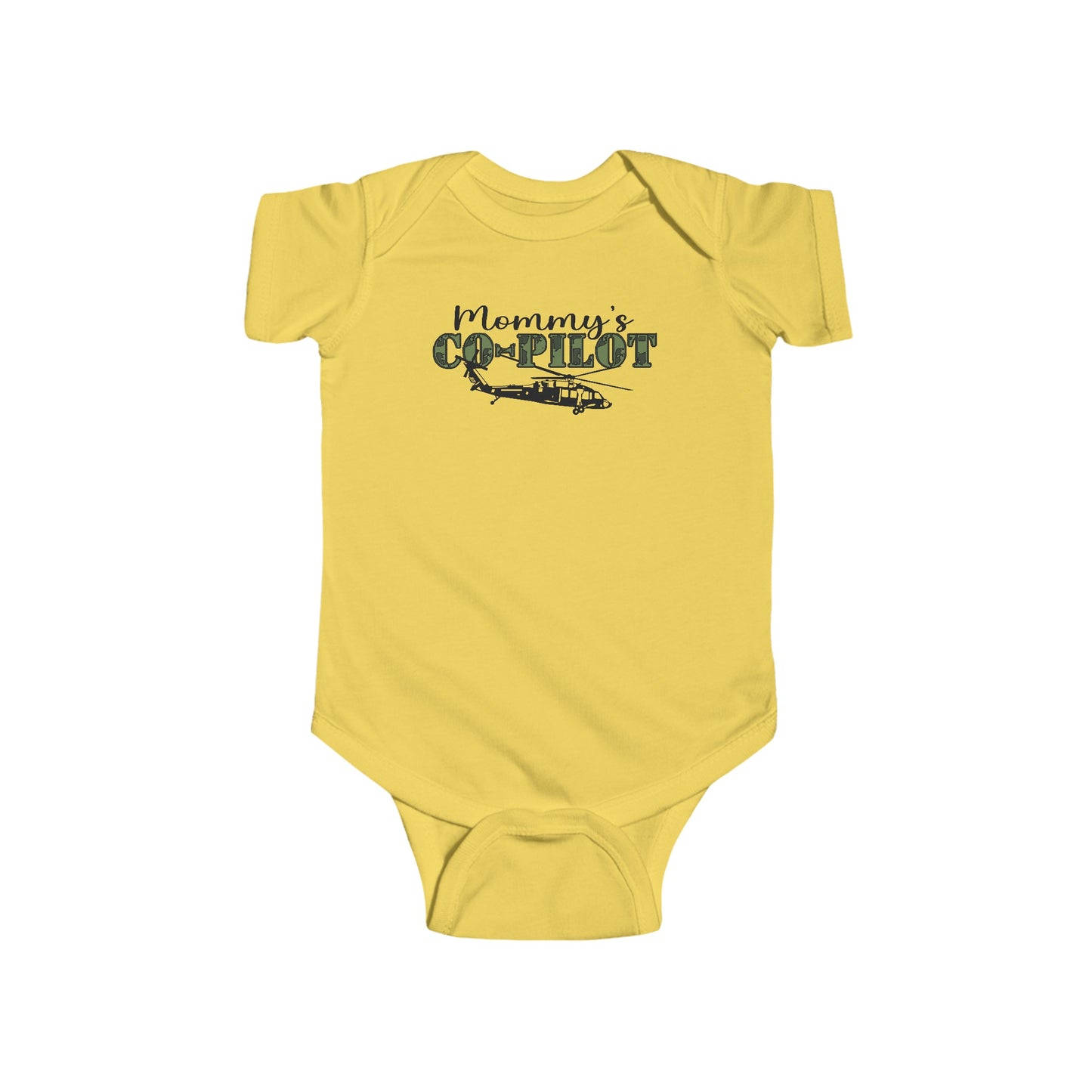 Mommy’s Blackhawk Co-Pilot Infant Fine Jersey Bodysuit