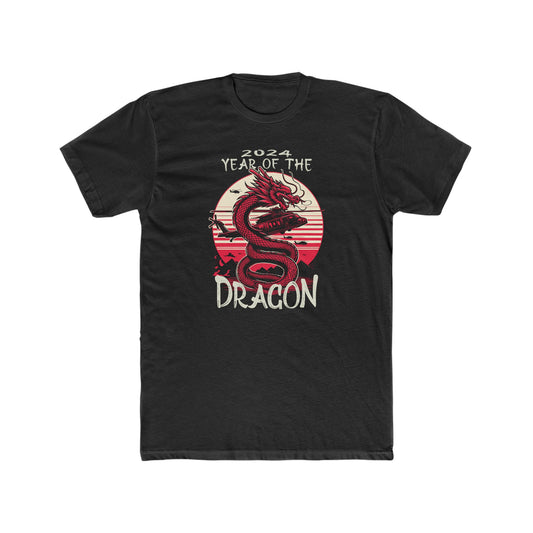 Year of the Dragon:  Blackhawk 100% Cotton Crew Tee