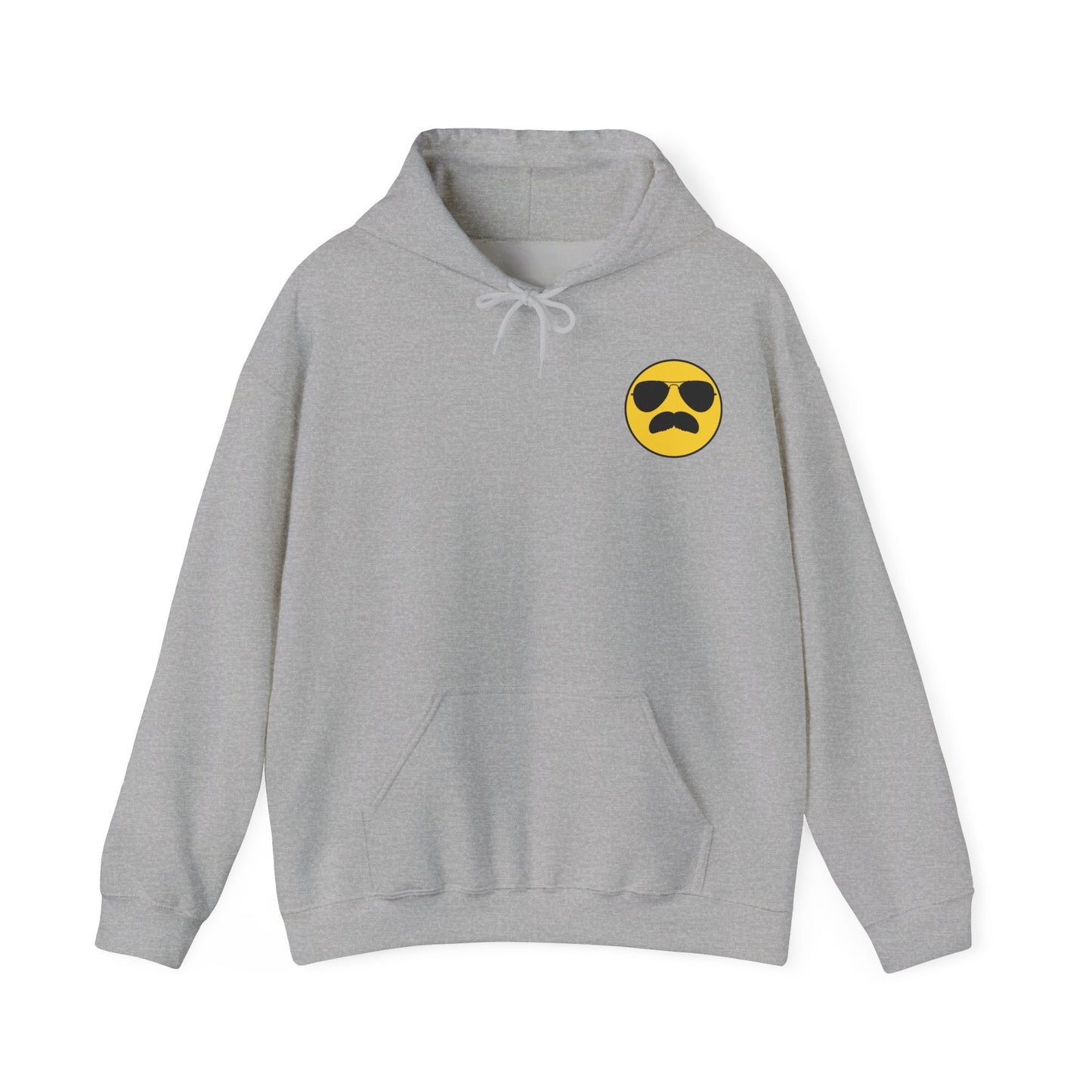 Mustache Aviator Hoodie - Unisex Heavy Blend Sweatshirt