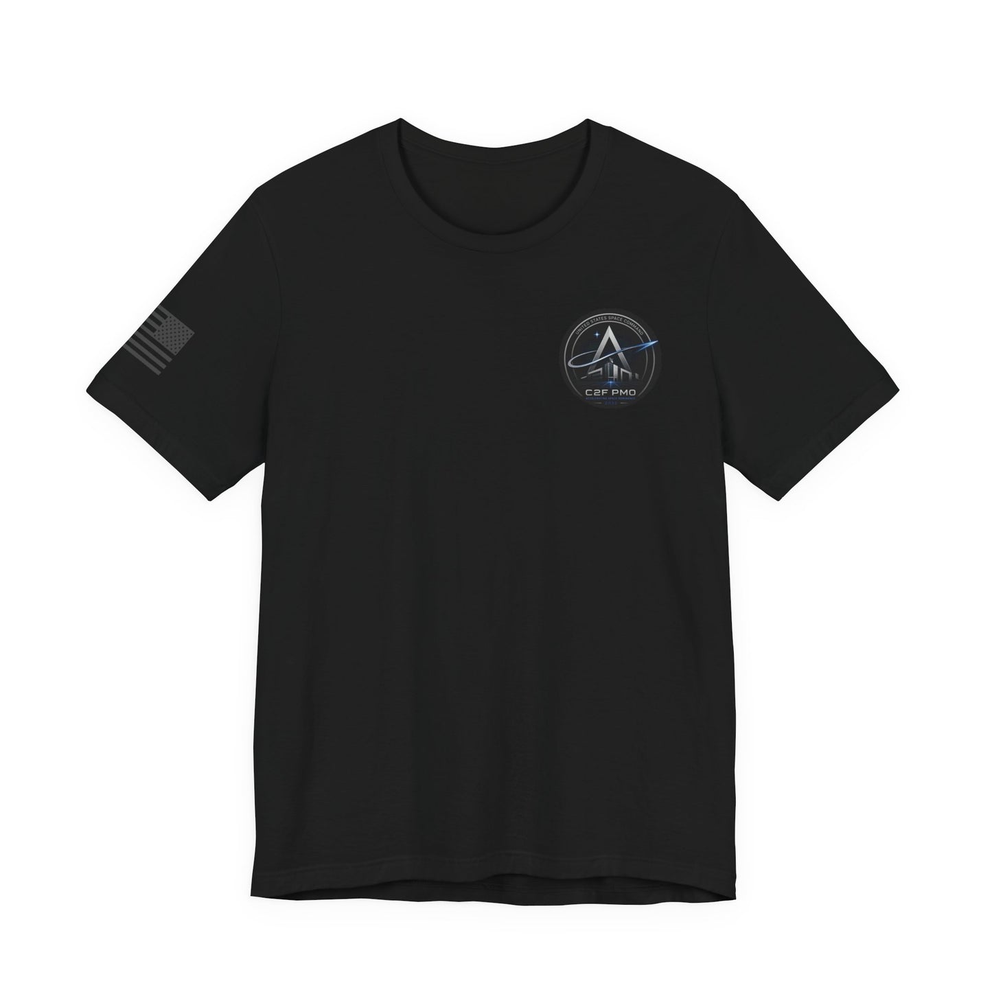 U.S. Space Command C2F PMO Logo T-Shirt Accelerating Space Dominance 2032