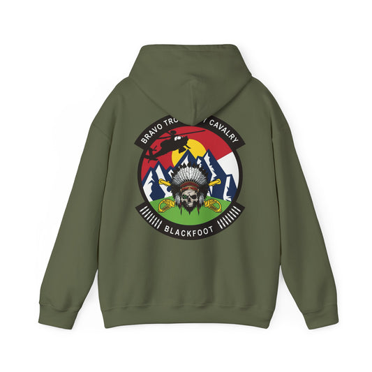 6-17 AIR CAV Bravo Troop  Heavy Blend Hooded Sweatshirt