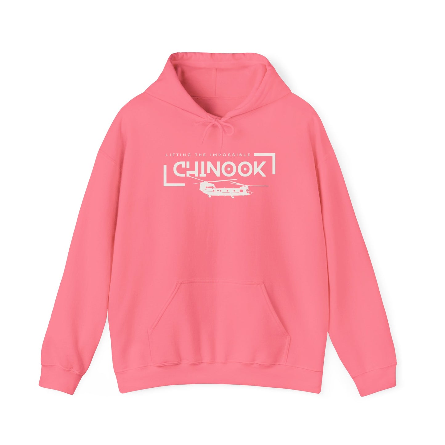 Lifting the Impossible Chinook Helicopter Unisex Heavy Blend Hooded Sweatshirt