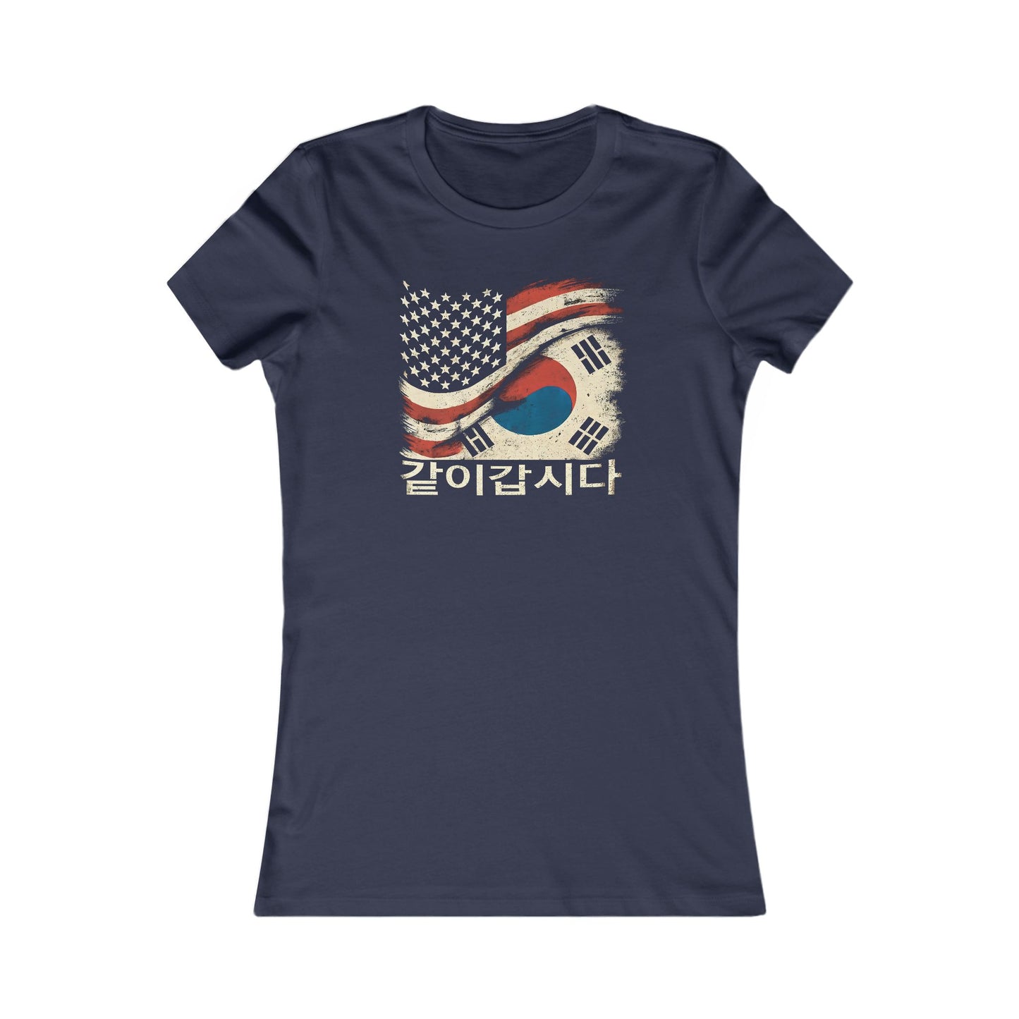 Korean-American Alliance Tee - Women’s Favorite T-Shirt with Flag Design KATCHI KAPSHIDA!