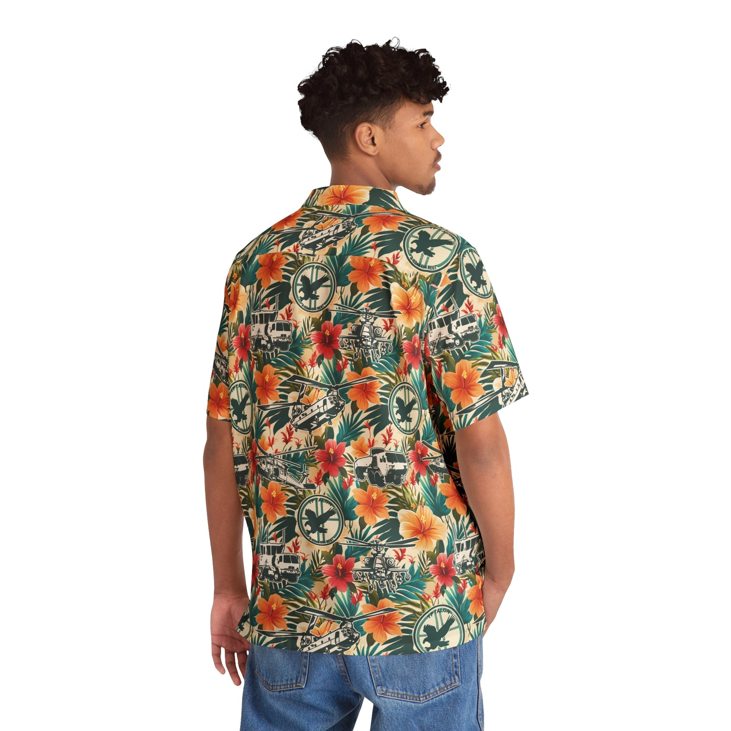 TASKFORCE TALON  Tropic Thunder Hawaiian Shirt 3-82 AVN REGT