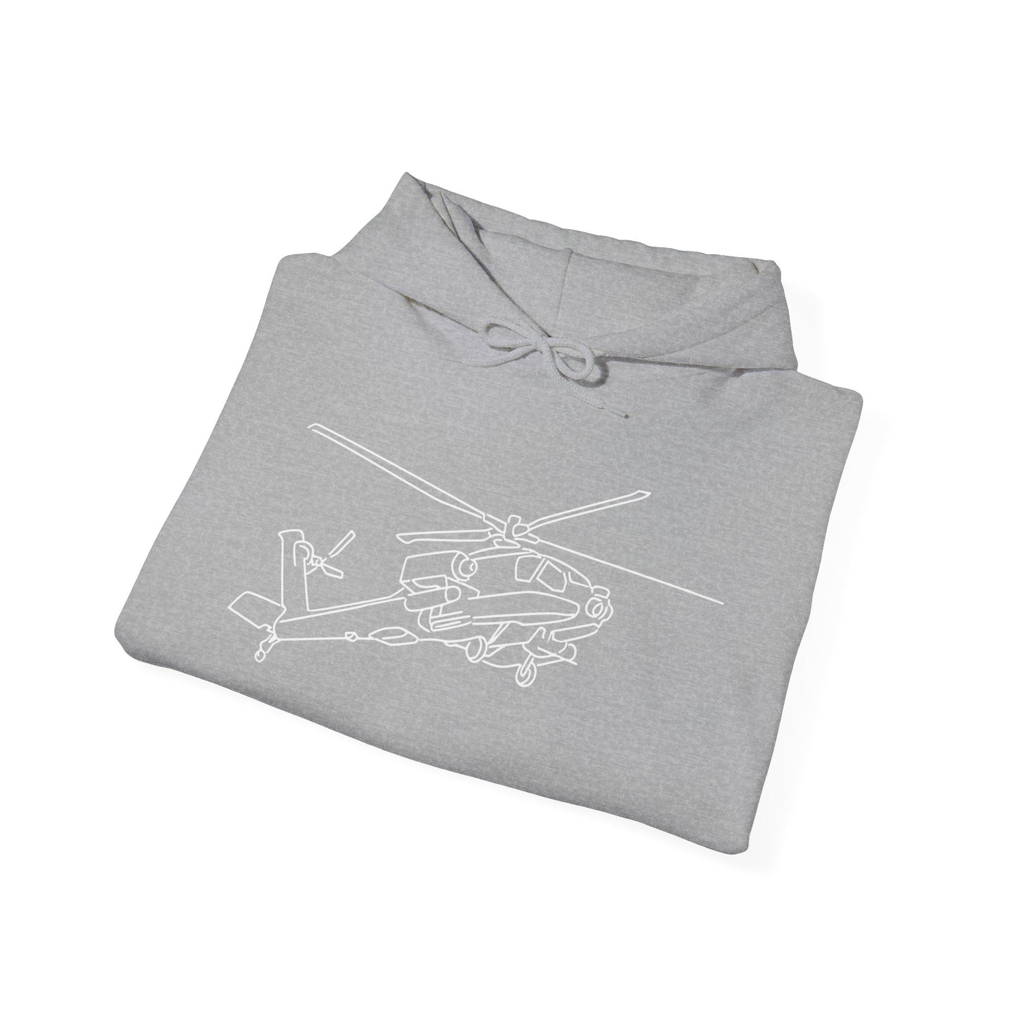 Apache Line Art Heavy Blend Hooded Sweatshirt