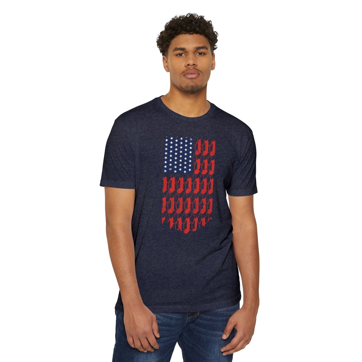 Patriotic Chinook CVC Jersey T-shirt