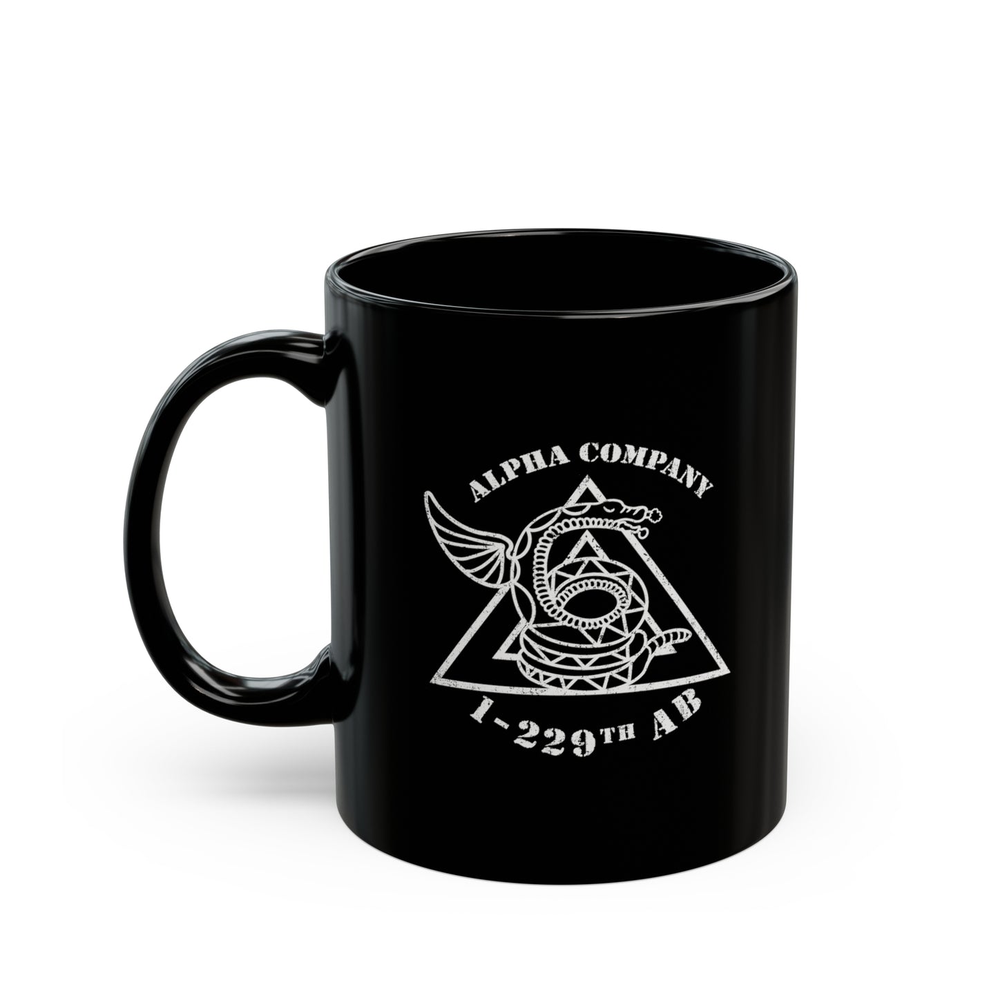 1-229 Serpents 11oz Black Mug