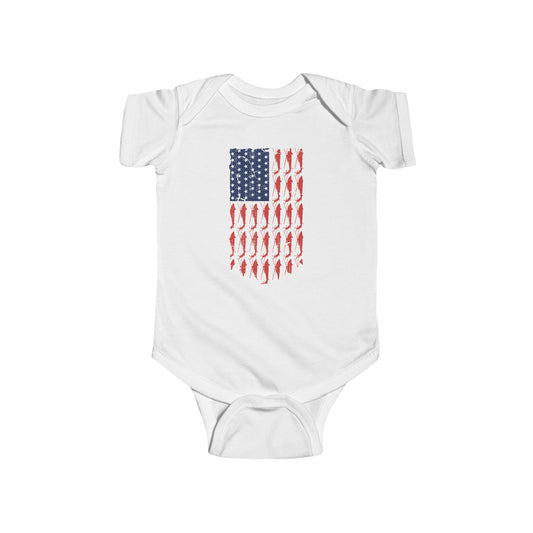 Blackhawk Flag Infant Fine Jersey Bodysuit