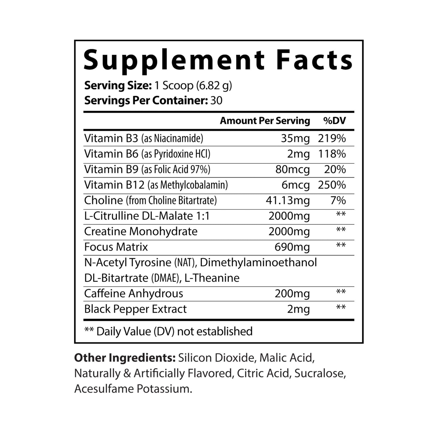 The Lift Equation Pre-Workout Supplement, Fruit Punch (204g, 7.1oz)