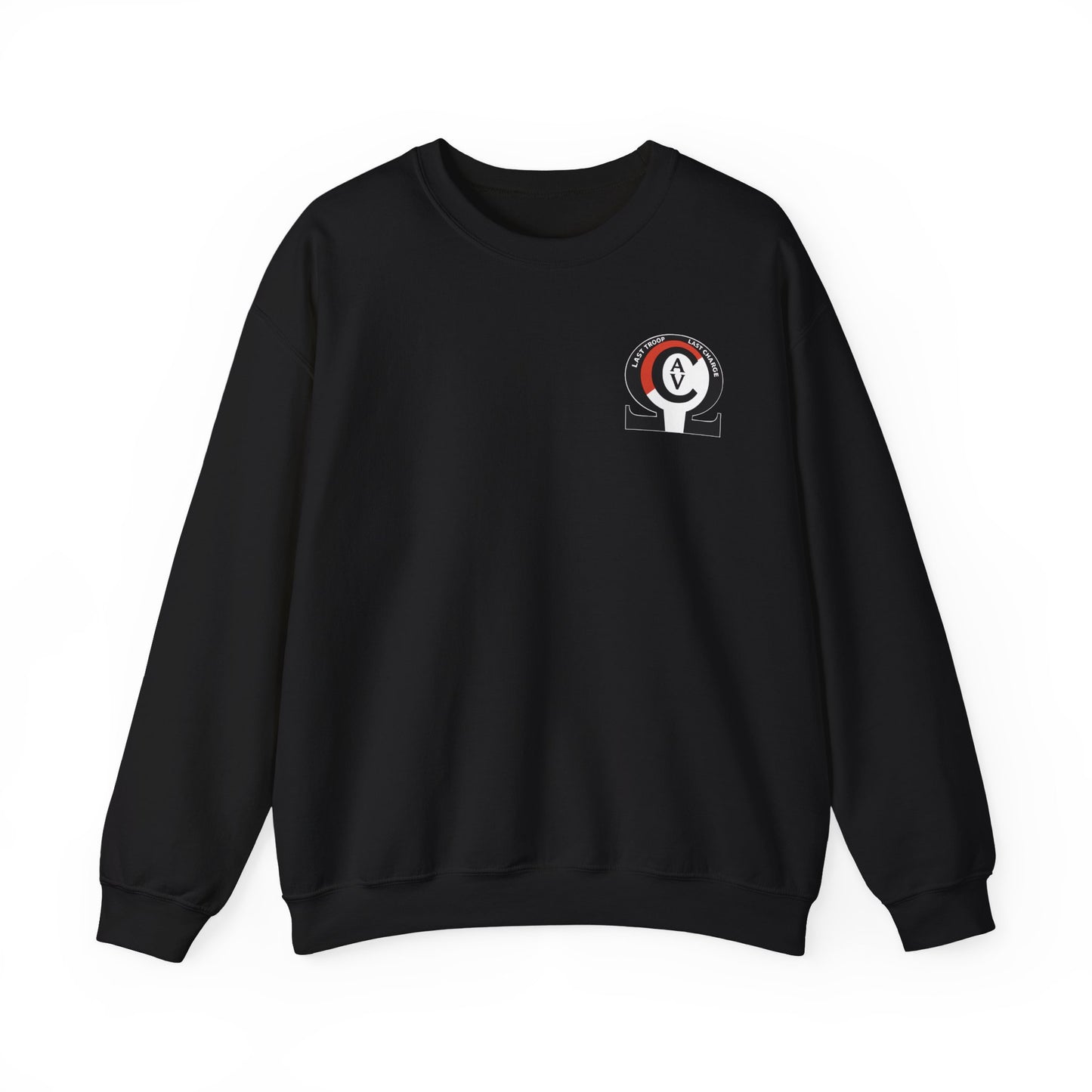 LAST TROOP - LAST CHARGE Sunset 6-17 AIR CAV C Troop Unisex Heavy Blend Crewneck Sweatshirt