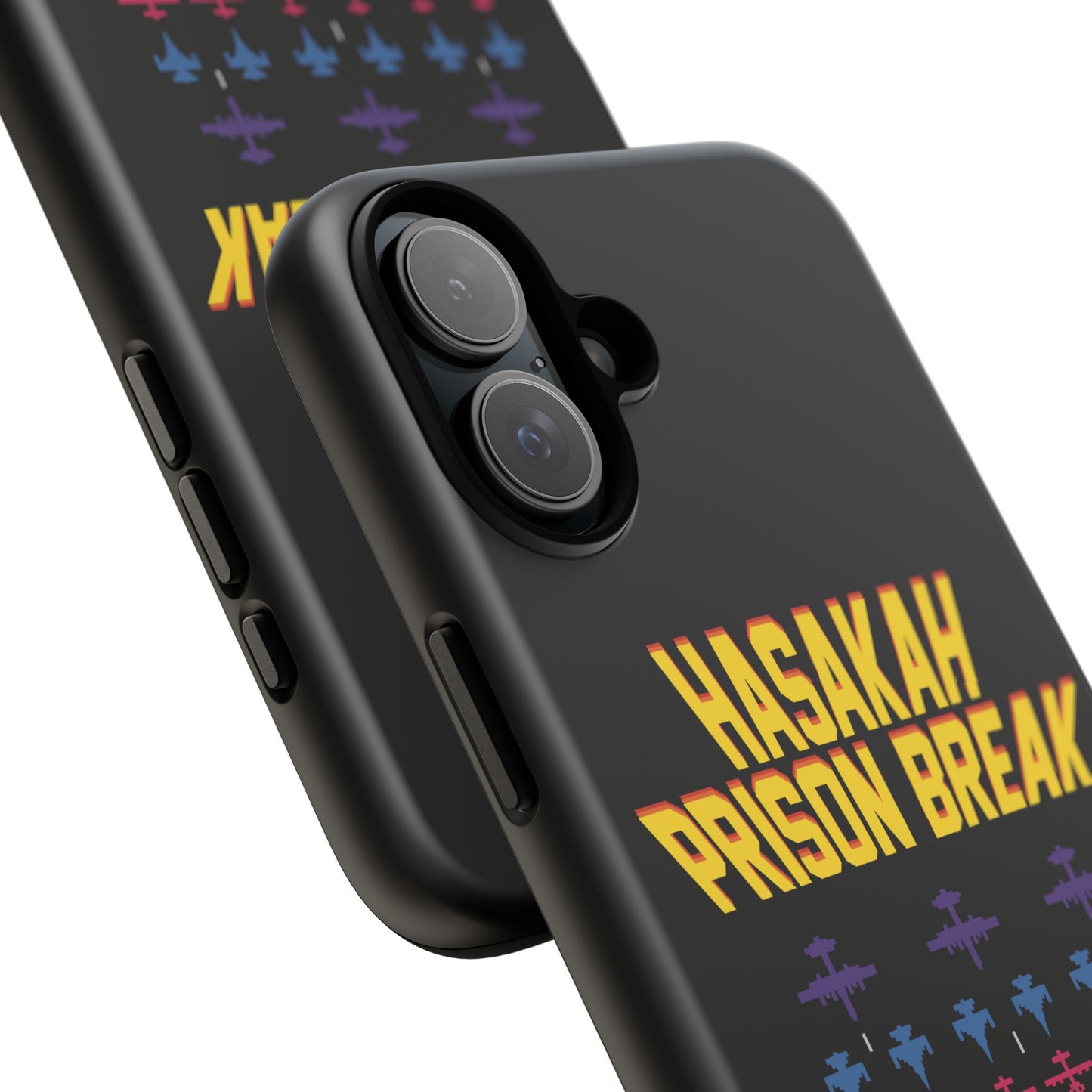 Phone Case — "Hasakah Prison Break" Retro Arcade Game Over Design