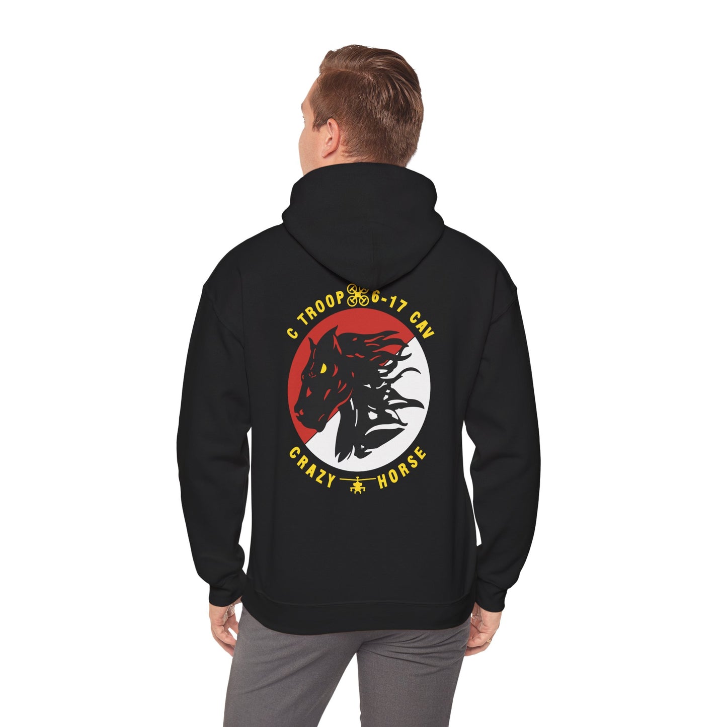 6-17 AIR CAV Charlie Troop Unisex Heavy Blend Hooded Sweatshirt