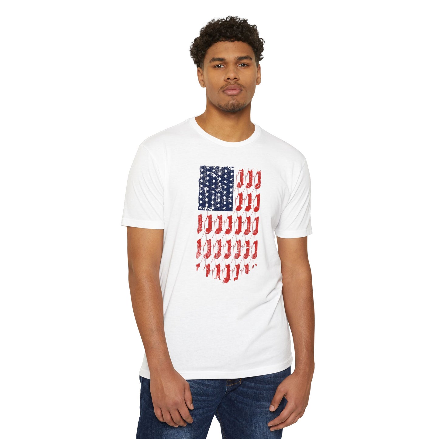 Patriotic Chinook CVC Jersey T-shirt