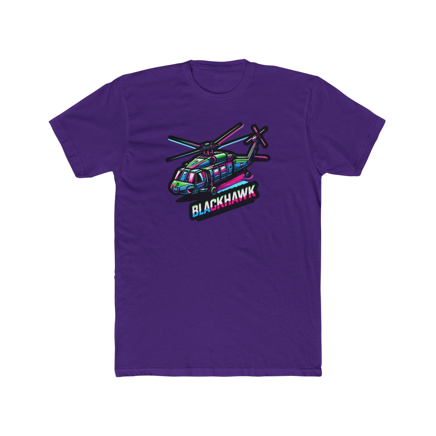 Retro Blackhawk 100% Cotton Crew Tee