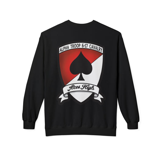 6-17 AIR CAV Alpha Troop Cavalry Crew Neck Sweatshirt