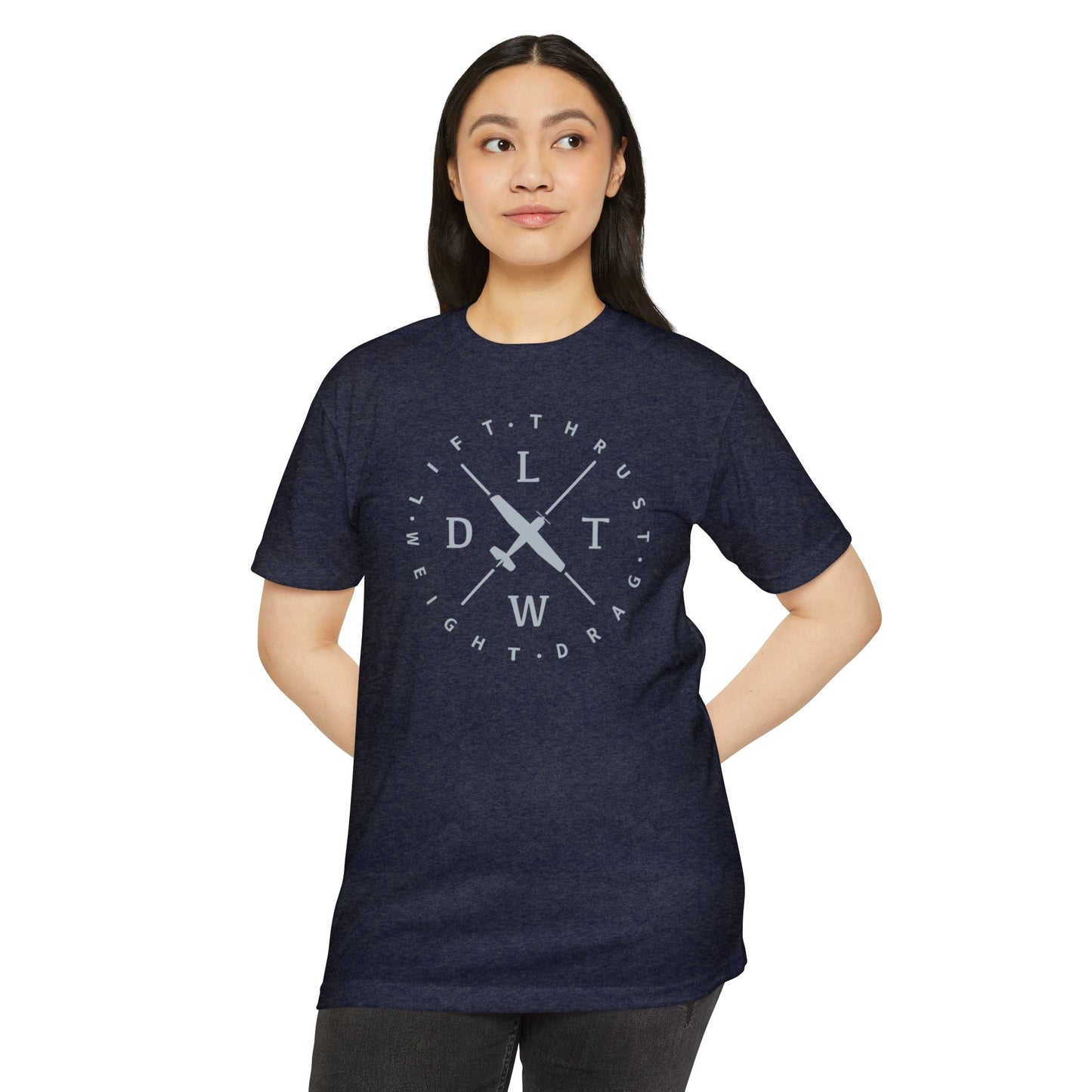 The Lift Equation Lift, Thrust, Drag, Weight Aviation Jersey T-shirt