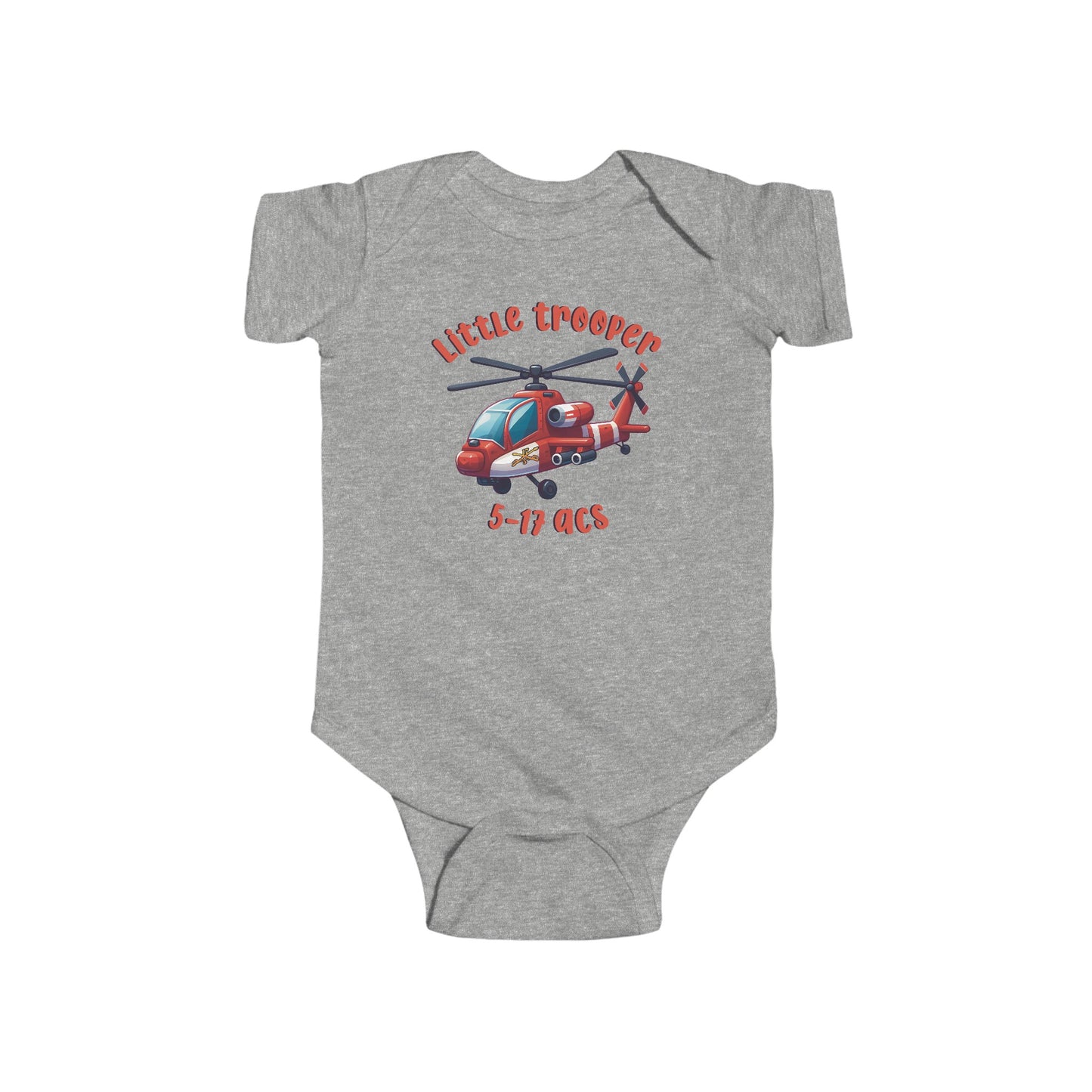 5-17 Little Trooper Infant Fine Jersey Bodysuit