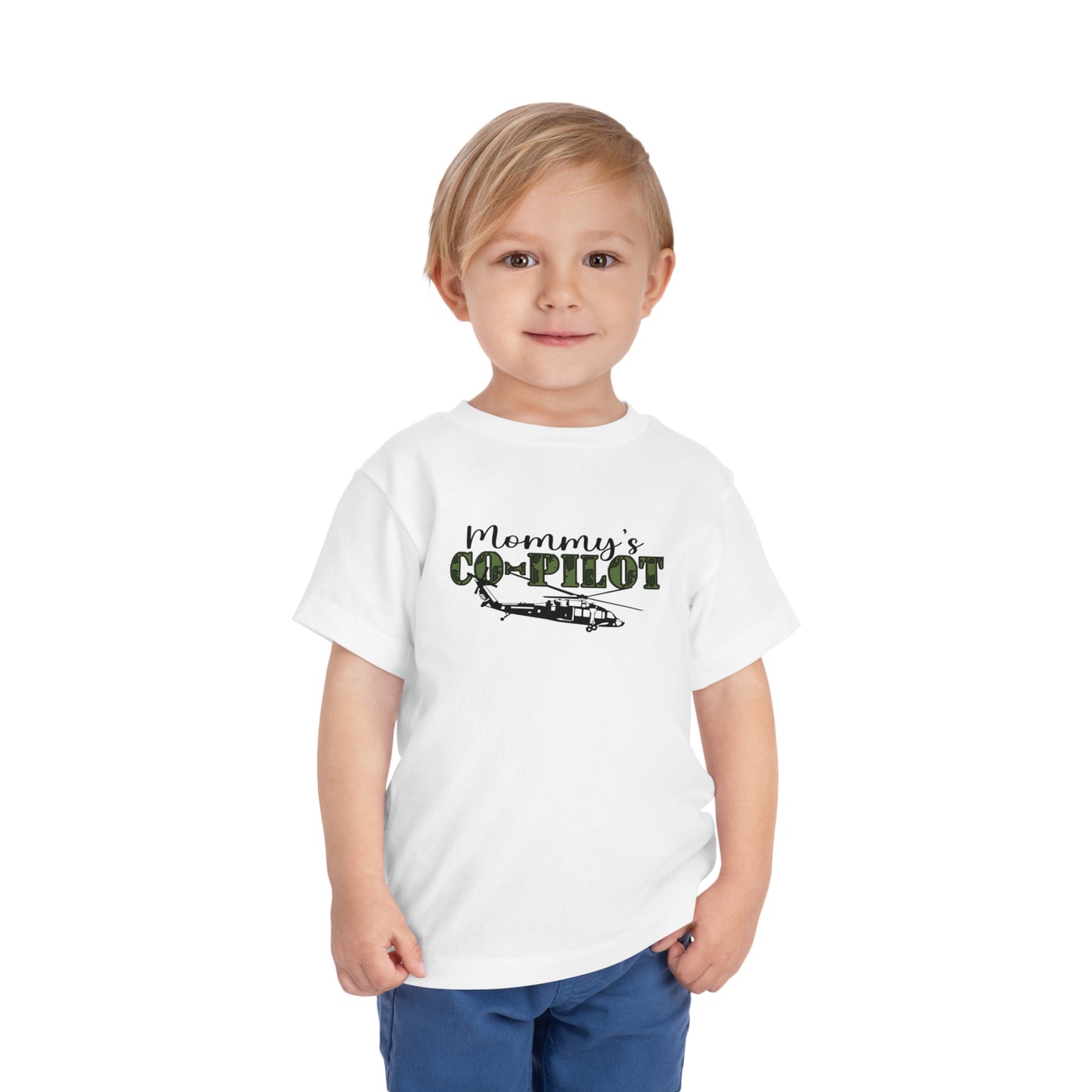 Mommy’s Blackhawk Co-Pilot Toddler Short Sleeve Tee