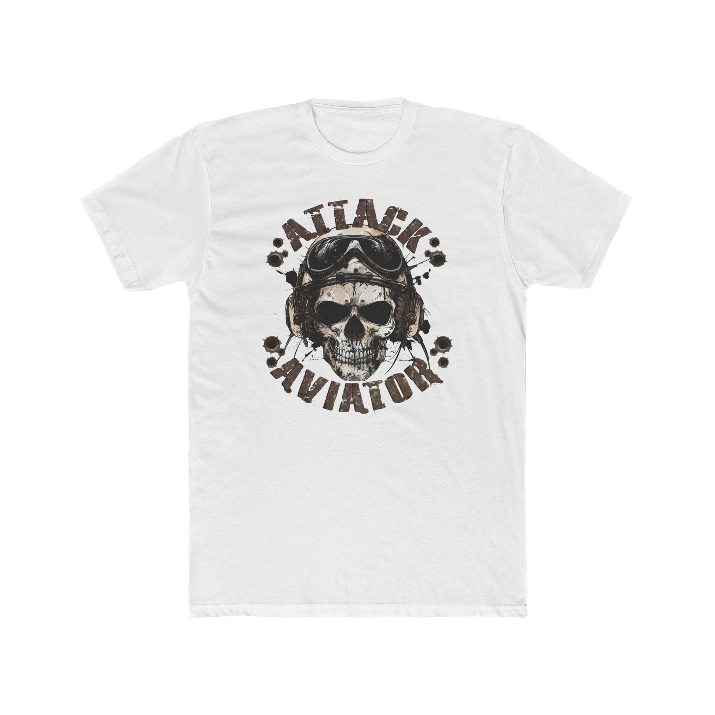 ATTACK AVIATOR 100% Cotton Crew Tee