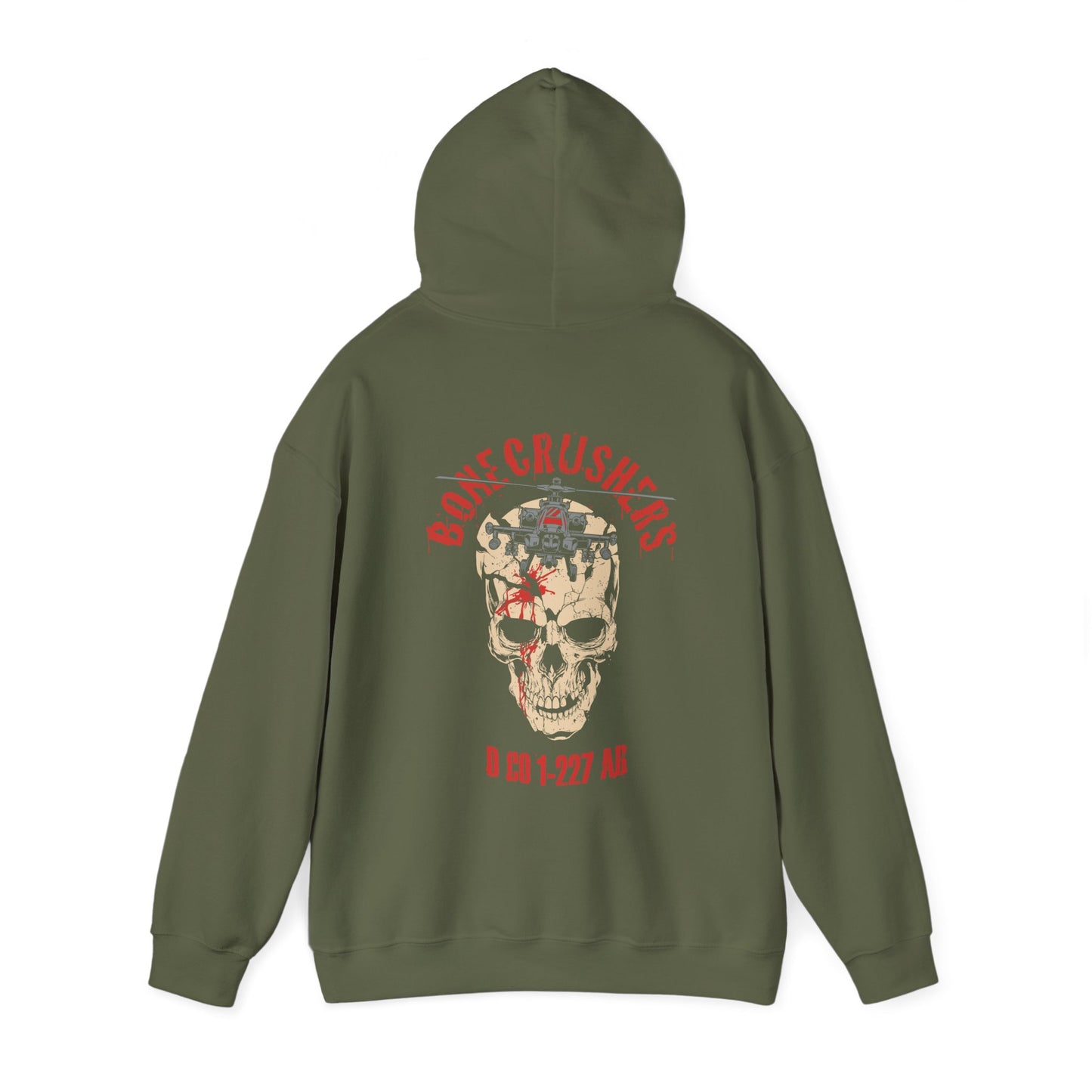 1-227 BONECRUSHERS Heavy Blend Hooded Sweatshirt