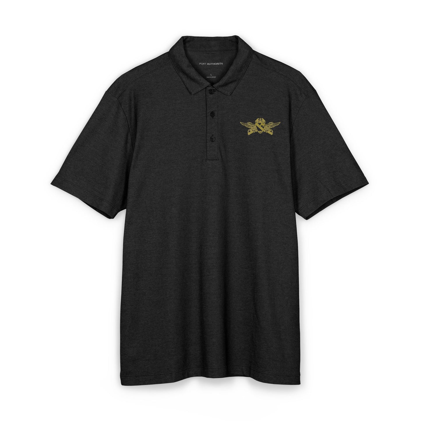Men’s Black Fine Pique Shirt