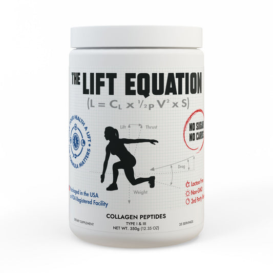 The Lift Equation Collagen Peptides Type I & III Supplement (350g, 12.3oz)