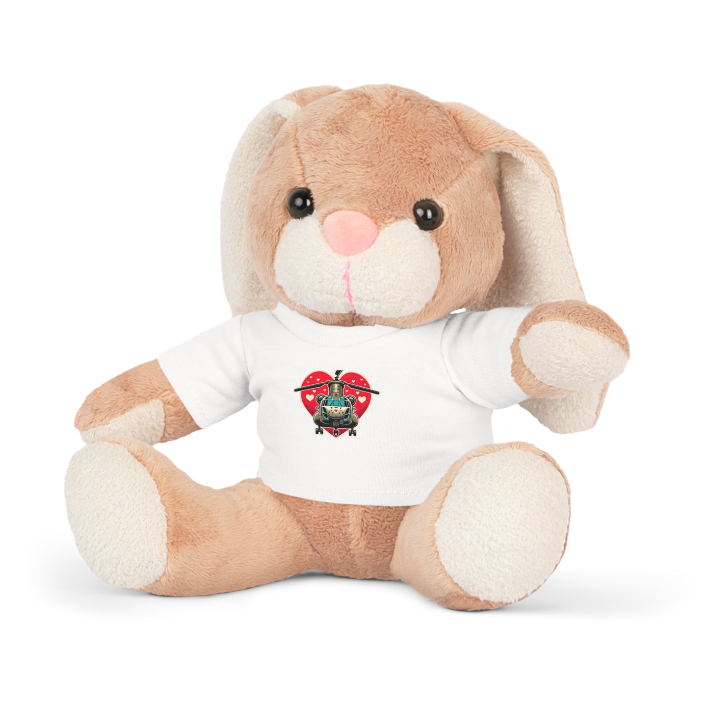 Medium Plushie Toy with Chinook Valentine T-Shirt