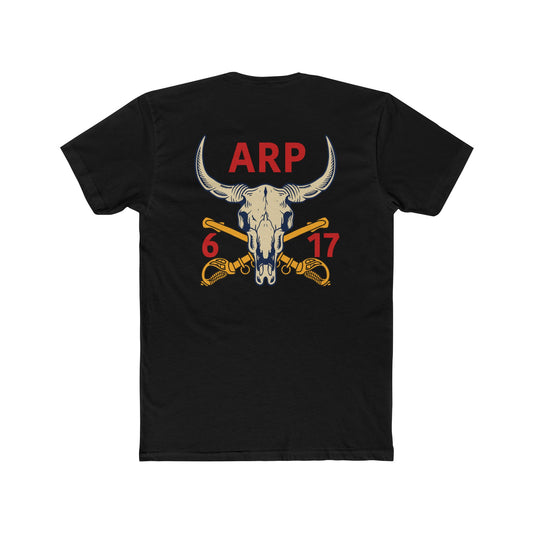 6-17 AIR CAV Delta Troop ARP Cavalry 100% cotton Crew Neck T-shirt