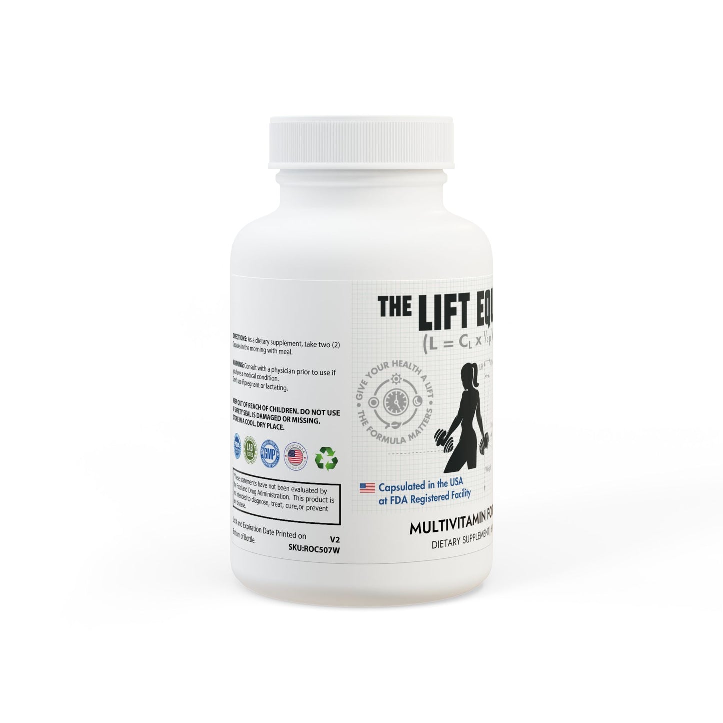 The Lift Equation Multivitamin for Women Supplement (60 Capsules)