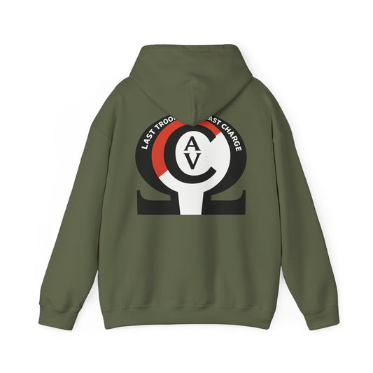 LAST TROOP - LAST CHARGE  6-17 AIR CAV C Troop Unisex Heavy Blend Hooded Sweatshirt