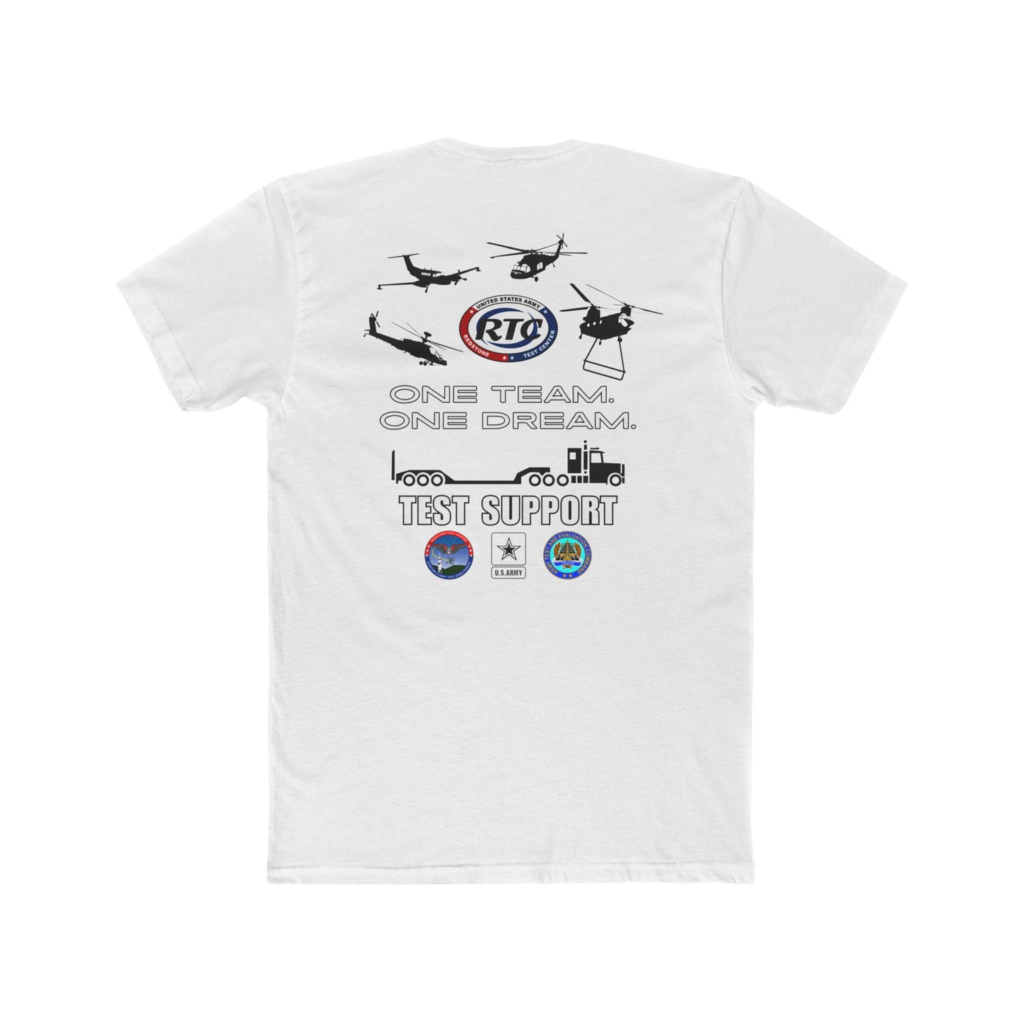 TEST SUPPORT 100% Cotton Tee