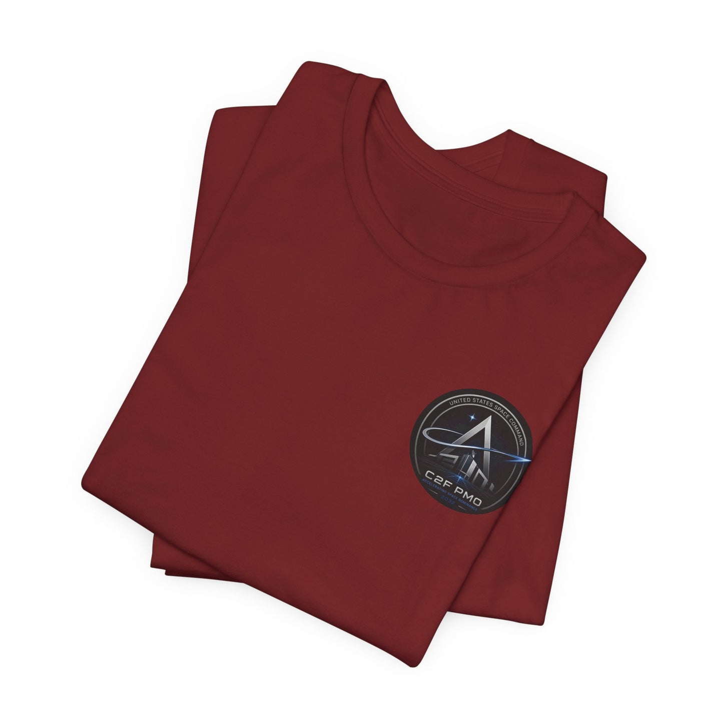 U.S. Space Command C2F PMO Logo T-Shirt Accelerating Space Dominance 2032