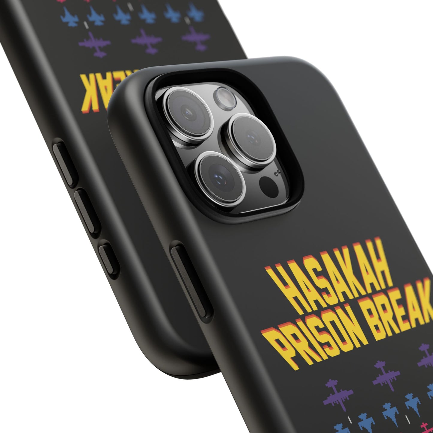 Phone Case — "Hasakah Prison Break" Retro Arcade Game Over Design