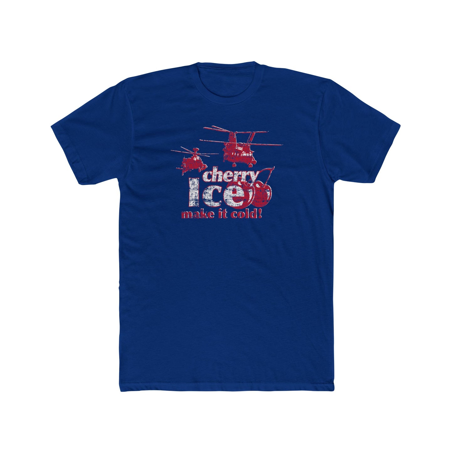 체리 아이스 치누크 100% 코튼 크루 티셔츠 