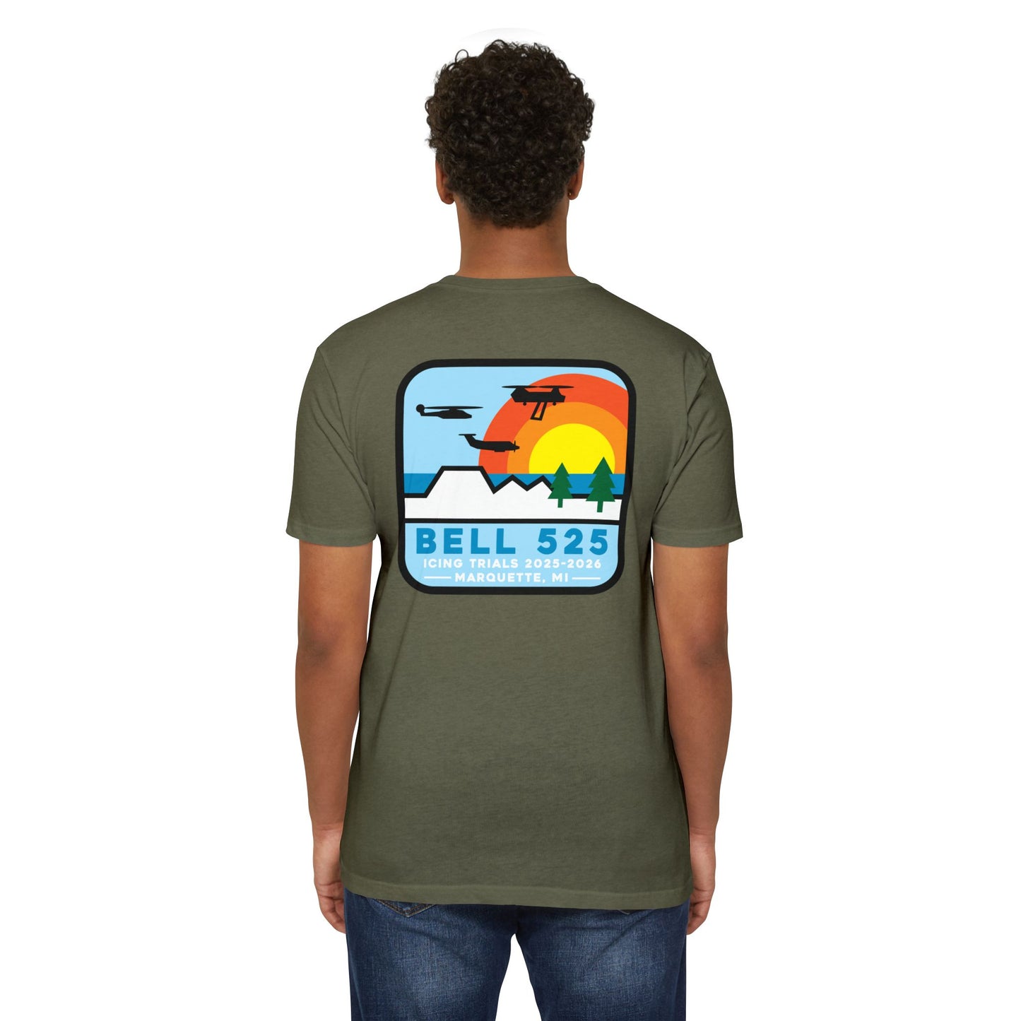 Bell 525 Ice Trials T-Shirt 60/40 Cotton-Poly