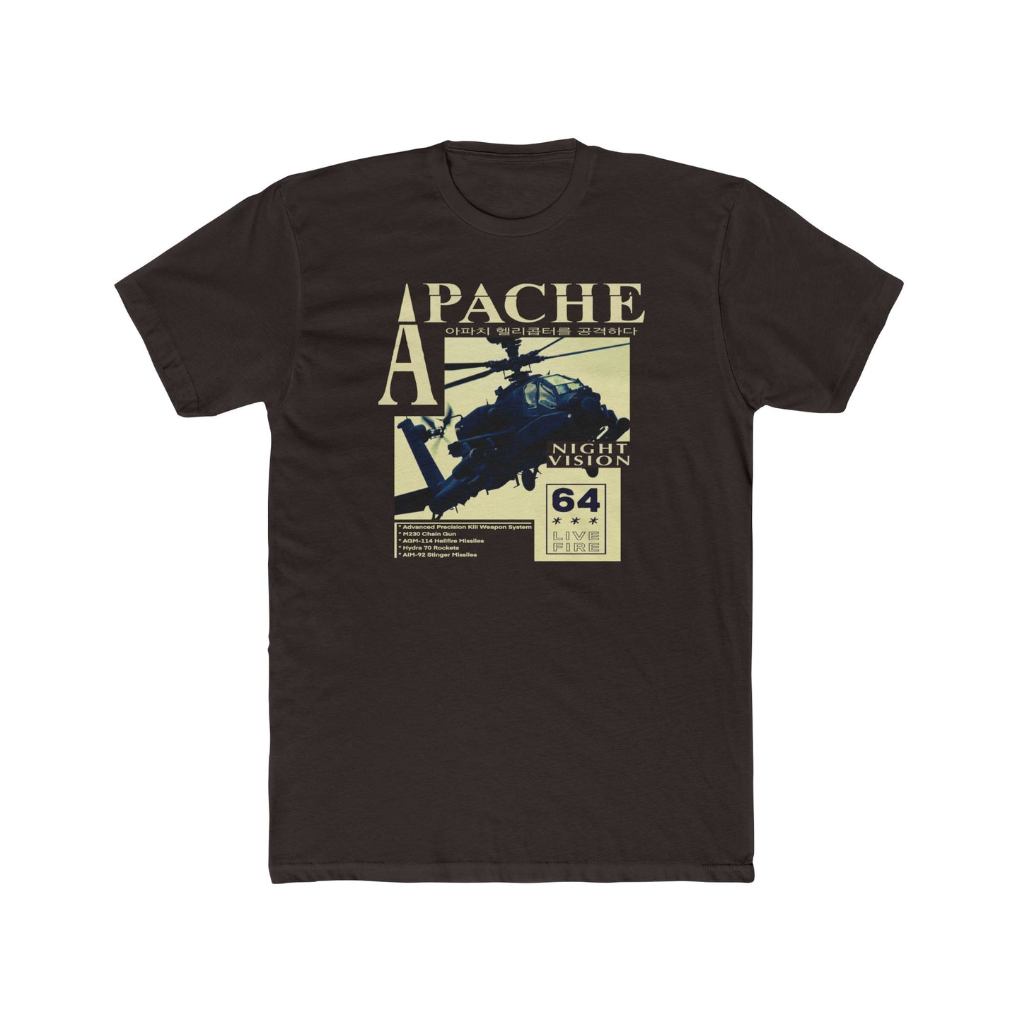 Apache Night Vision 100% Cotton Crew Tee